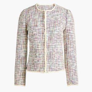 J. Crew Rainbow Tweed Jacket